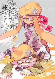 ≪スプラトゥーン≫ 隊長さんは仮性包茎ですけどエフテンちゃんは気にしません！エフテンちゃんが隊長を押し倒してイカックスする♪